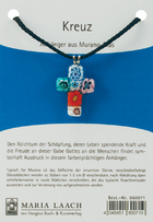 Kreuzanhänger aus Muranoglas, mehrfarbig Cover